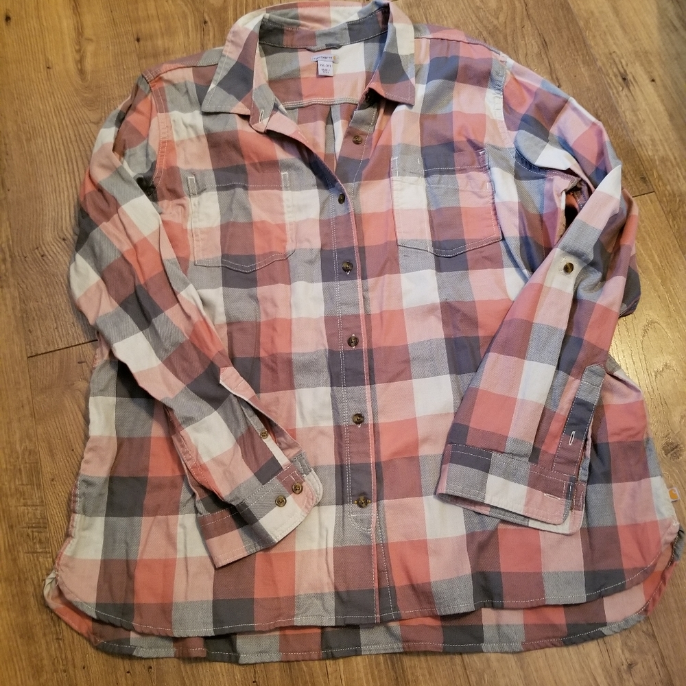 Womens carhartt Fairview plaid shirt